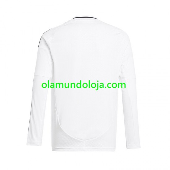 Camisola Real Madrid Homem Equipamento Primeiro 2024-2025 Manga Comprida